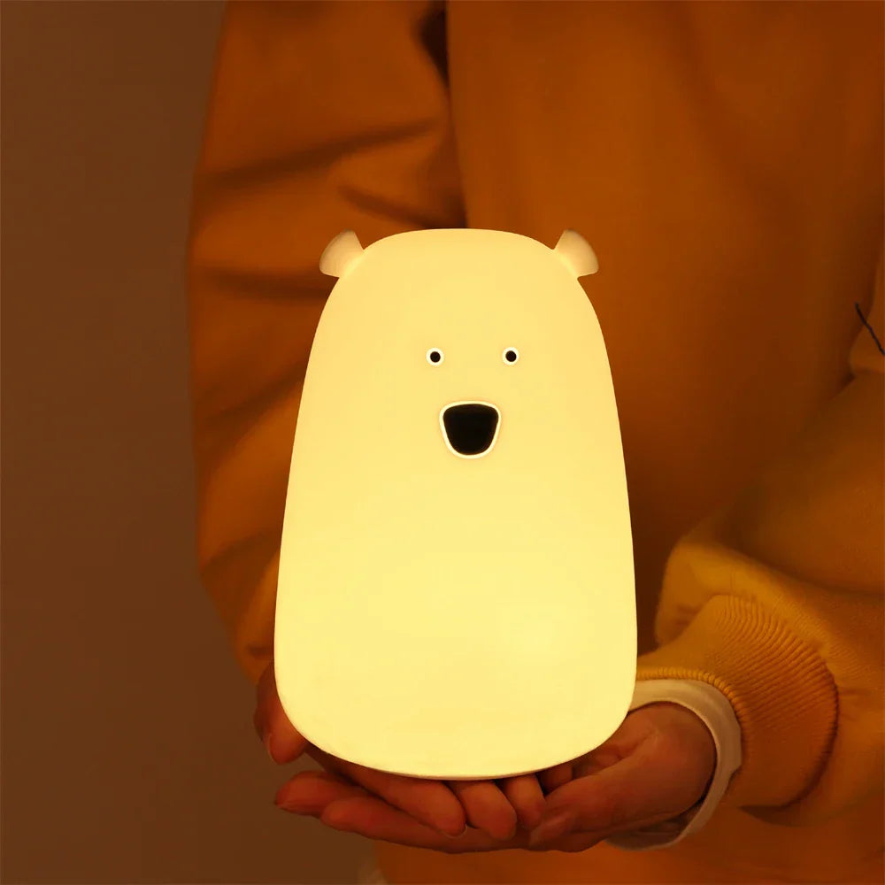 Skorter | Bjørn LED Night Lamp - Touch Sensor Bed Light for Children
