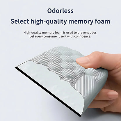 Skorter | Ergonomic Memory Foam Wrist Rest Mouse Pad - Office Typing Support Desk Mat