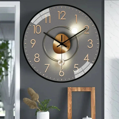 Skorter | Timeless Whisper™ | Silent Classic Wall Clock | Non-Ticking Design for Bedroom & Office Decor