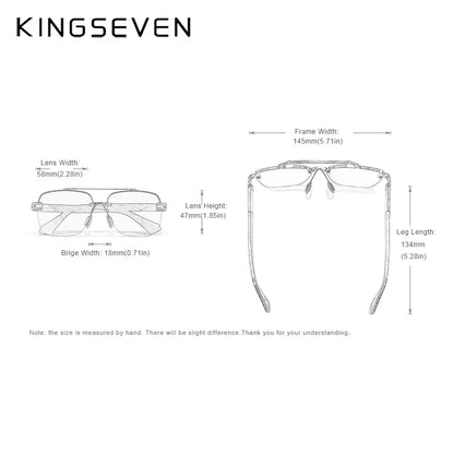 Skorter | KINGSEVEN New Design Sunglasses for Men with Polarized Gradient
