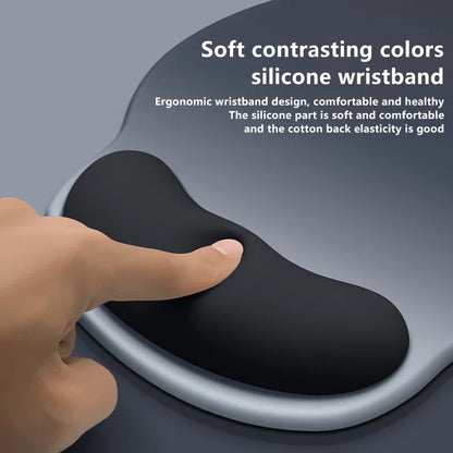 Skorter | Ergonomic Mouse Pad with Wrist Support & Anti-Slip Silicone Base