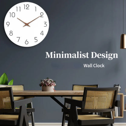 Skorter | Modern Minimalist Wall Clock - Silent Non-Ticking Design - Perfect Decor