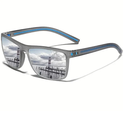 Skorter | Square Polarized Sunglasses UV Protection Lightweight Frame for Men & Women