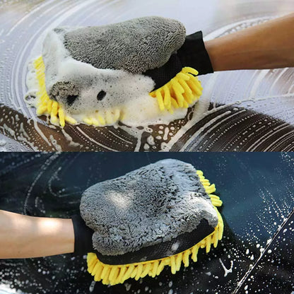 Skorter | Anti-Scratch Soft Coral Car Wash Glove