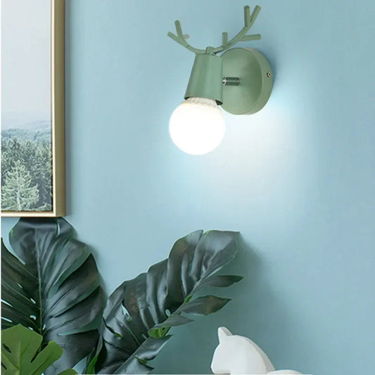 Skorter | AntlerGlow - Modern Adjustable Children's Room Wall Lamp
