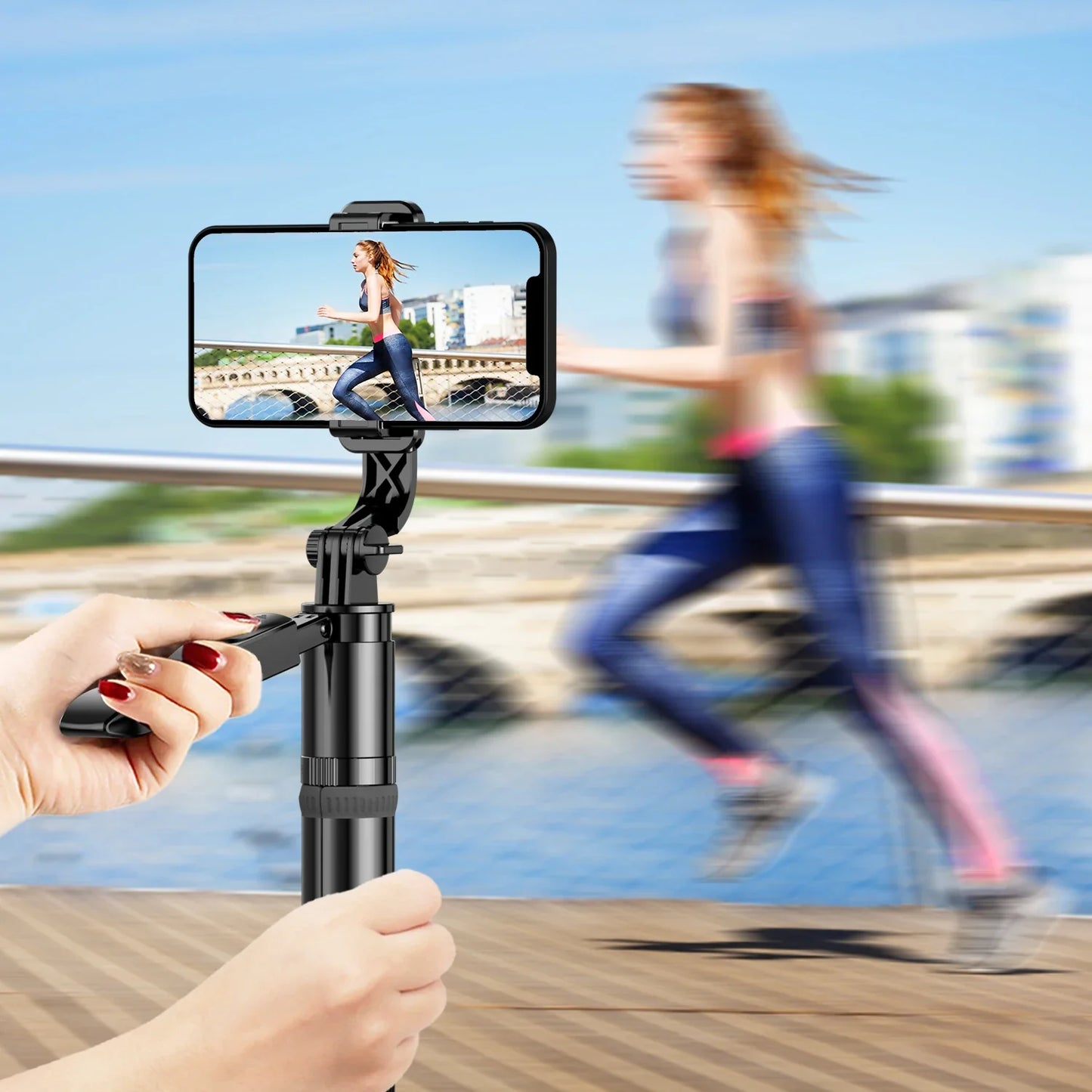 Skorter | All-in-One 60" Cell Phone Selfie Stick Tripod Stand with Integrated Wireless