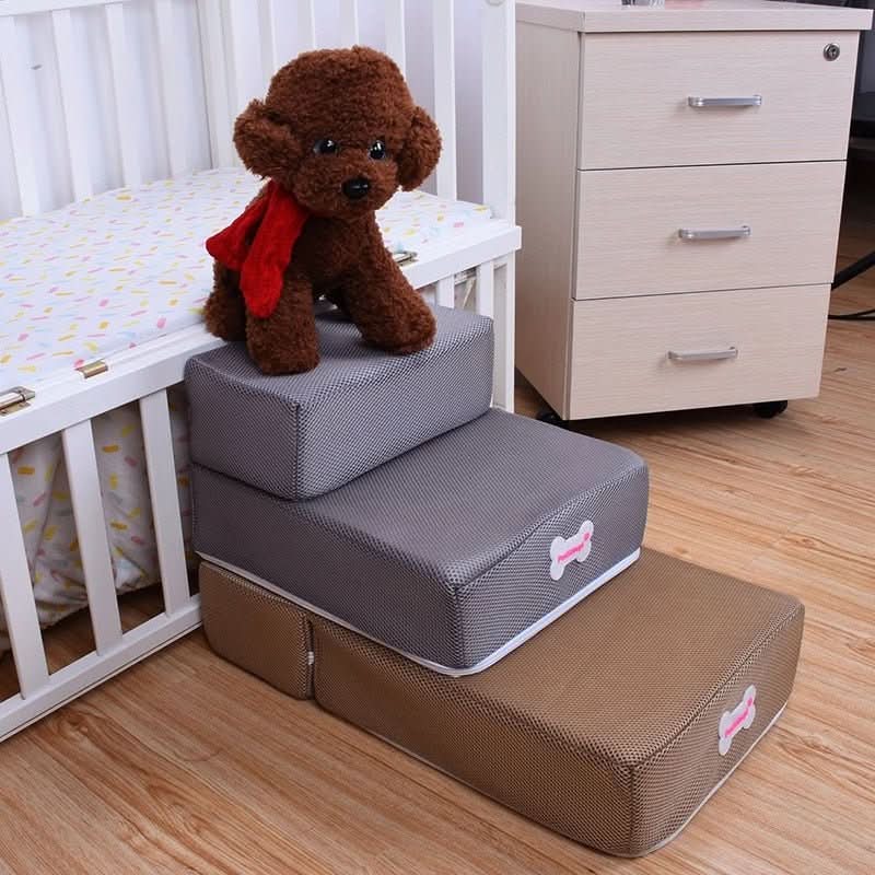 Skorter | DOGSTEP PRO – Luxury Dog Stair for Joint-Friendly Climbing onto Sofa & Bed