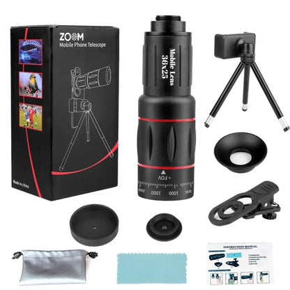 Skorter | Single Barrel Telephoto Lens External Camera for Mobile Phones - Telescopes & Concert Shooting