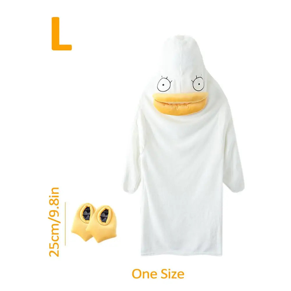 Skorter | Confused Duck Warm Adult Pajama Costume