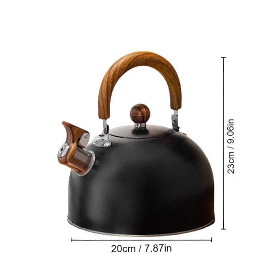 Skorter | 1 piece 2.5/3 l liter kettle made of stainless steel, thickened kettle, gas induction stove, universal kettle, kettle