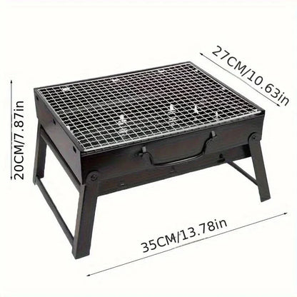 Skorter | CampFlare Charcoal Grill – Compact & robust for grilling on the go