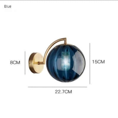 Skorter | Colorful Glass Modern Wall Lamp