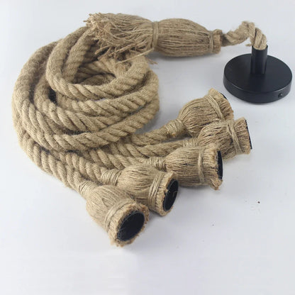 Skorter | Vintage Hemp Rope Pendant Light