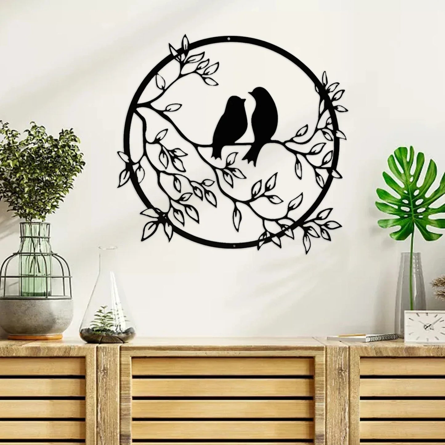 Skorter | Birds on Branch Wall Art