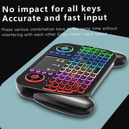 Skorter | V8 Mini Wireless Keyboard - 7 Color Backlit