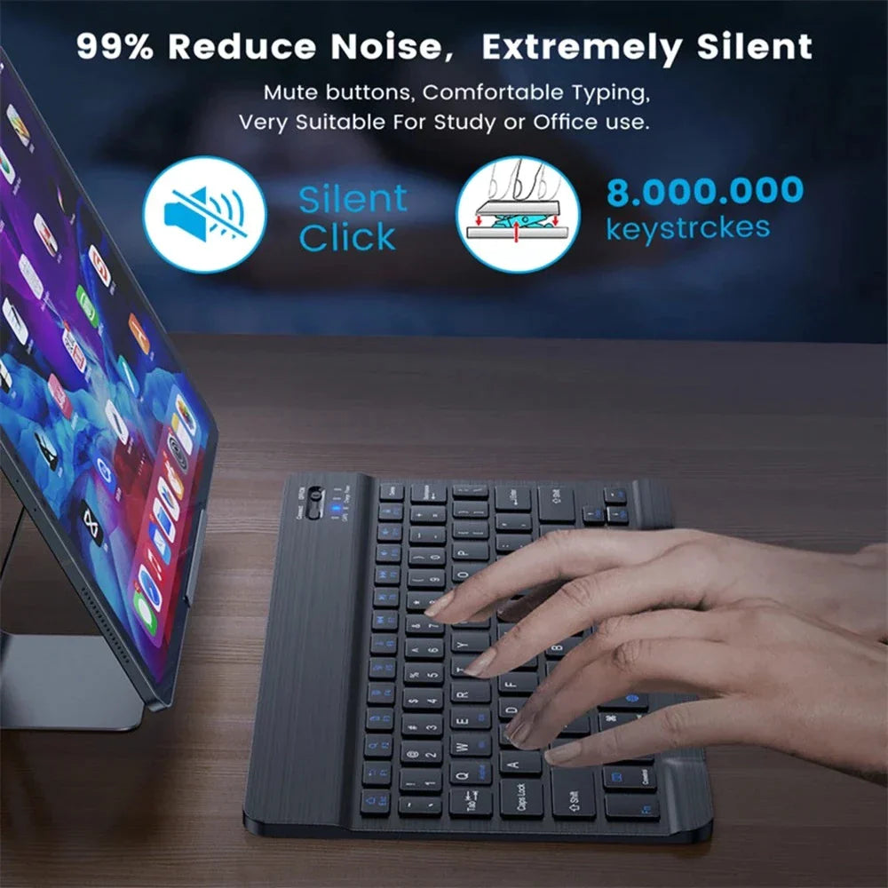 Skorter | 10" Bluetooth Wireless Keyboard and Mouse Set