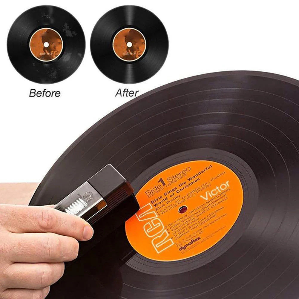 Skorter | Anti-Static Vinyl Record Cleaner Set for Turntable LP Records