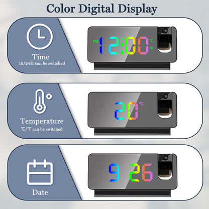 Skorter | LED Ceiling Lamp Projector Alarm Clock
