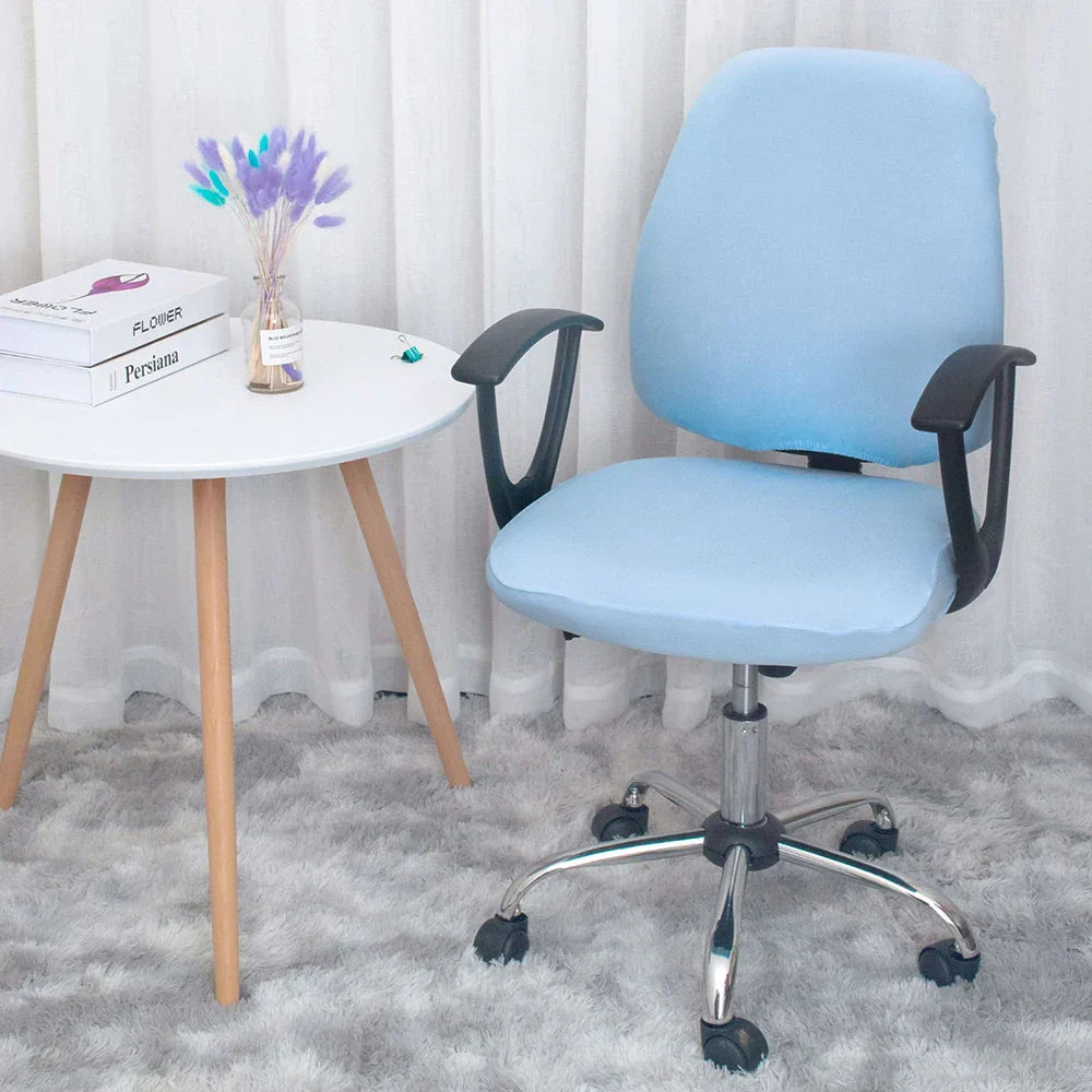 Skorter | 2-piece Split Office Rose Chair Covers