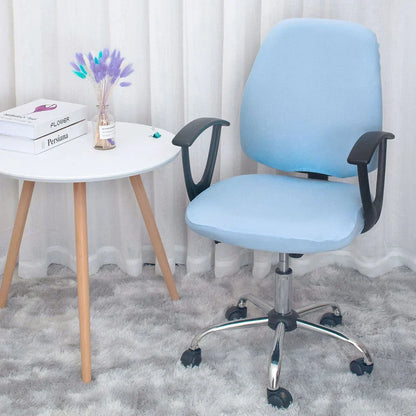 Skorter | 2-piece Split Office Rose Chair Covers