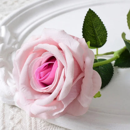 Skorter | 20 pieces Realistic Velvet Silk Rose Bouquet