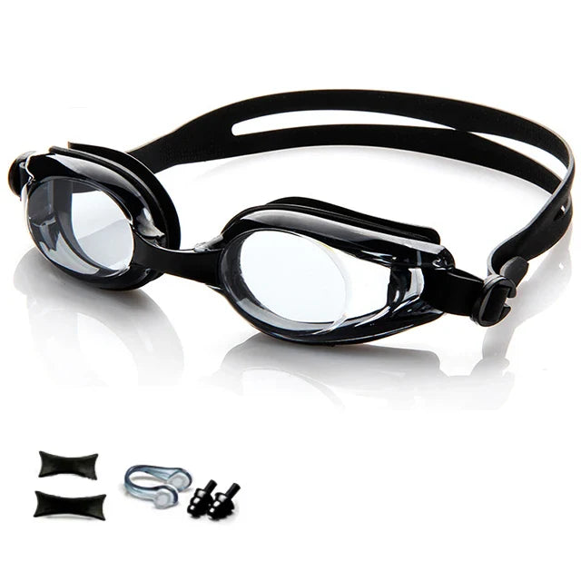 Skorter | Anti-fog UV Swimming Goggles with Silicone Diopters for Men & Women