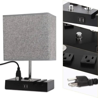 Skorter | Nightstand Phone Charger Lamp