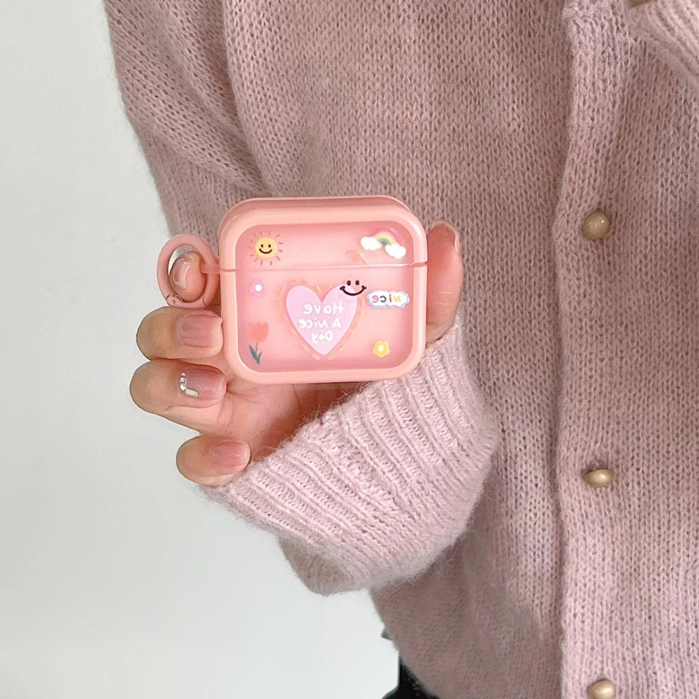 Skorter | Cute Hard Cover AirPods Pro 2/3 Case - Ring Holder