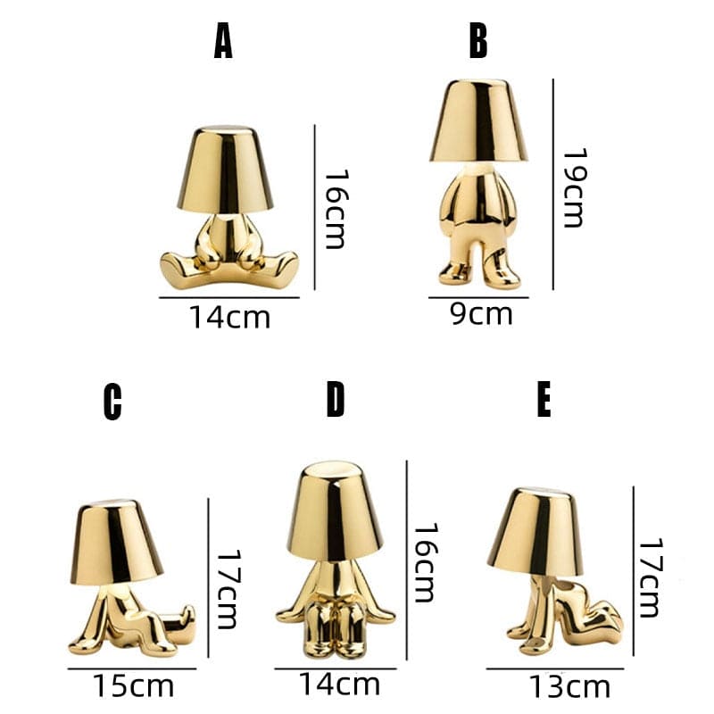 Skorter | GloedHeld - Bring warmth and character to any room with GloedHeld Men's Lamp