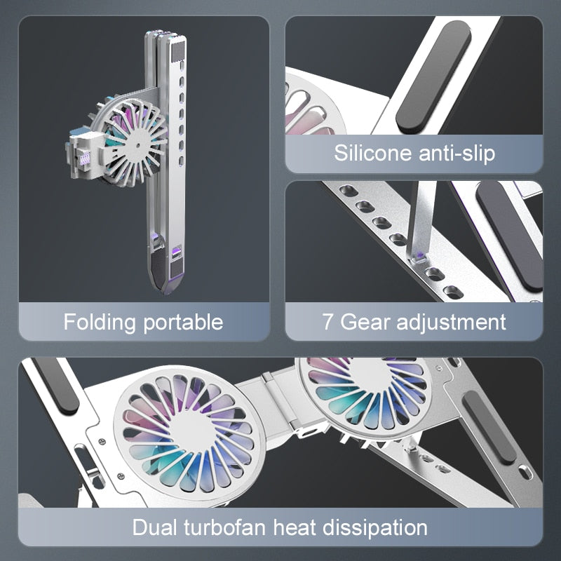 Skorter | Cooling Fan Laptop Stand