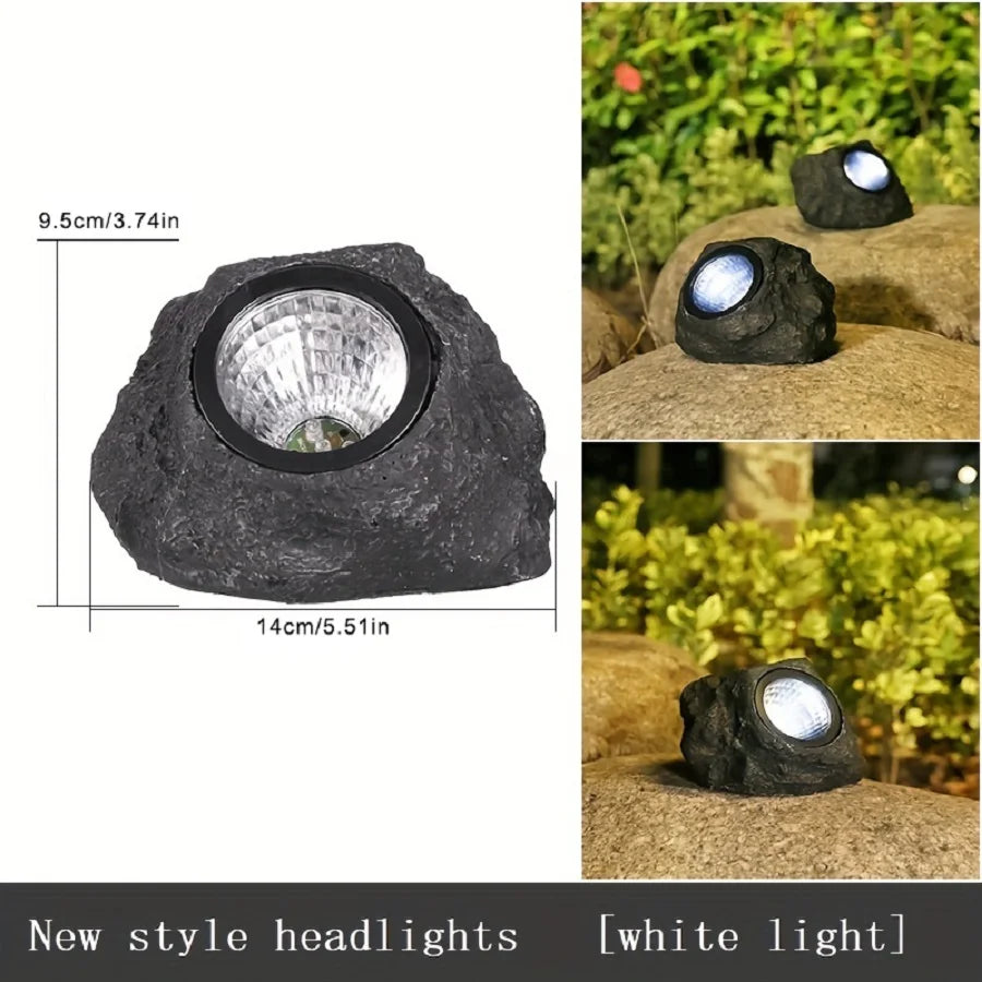 Skorter | Waterproof Outdoor Solar Rock Spotlight Lamps