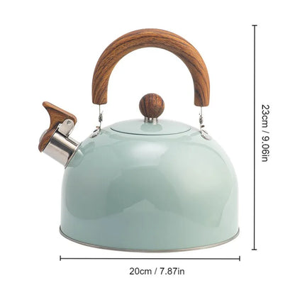 Skorter | 1 piece 2.5/3 l liter kettle made of stainless steel, thickened kettle, gas induction stove, universal kettle, kettle
