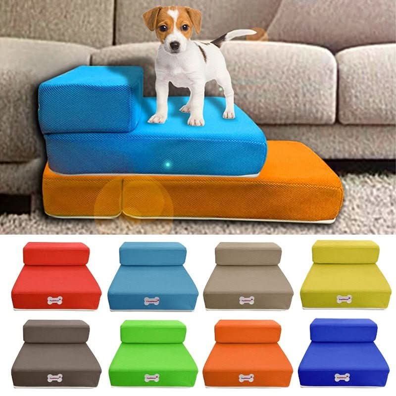 Skorter | DOGSTEP PRO – Luxury Dog Stair for Joint-Friendly Climbing onto Sofa & Bed