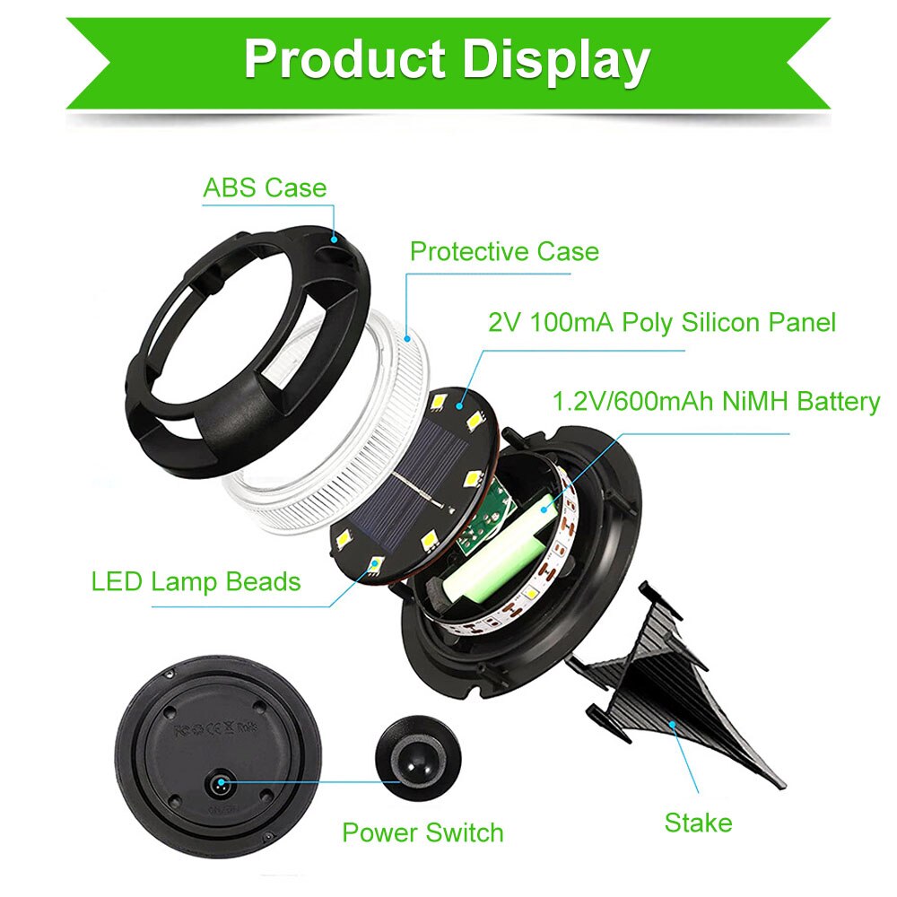 Skorter | Eco Solar Colorful Garden Light