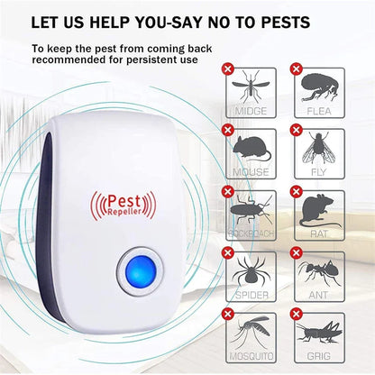 Skorter | Pest Reject Ultrasonic Mouse Cockroach Repellent Insects Rats Spiders Mosquito Killers Pest Control Household Unwanted Animals