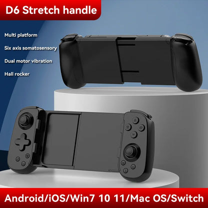 Skorter | BSP D8 RGB Wireless Tablet Controller with Bluetooth Stretching Joystick for Switch Gaming
