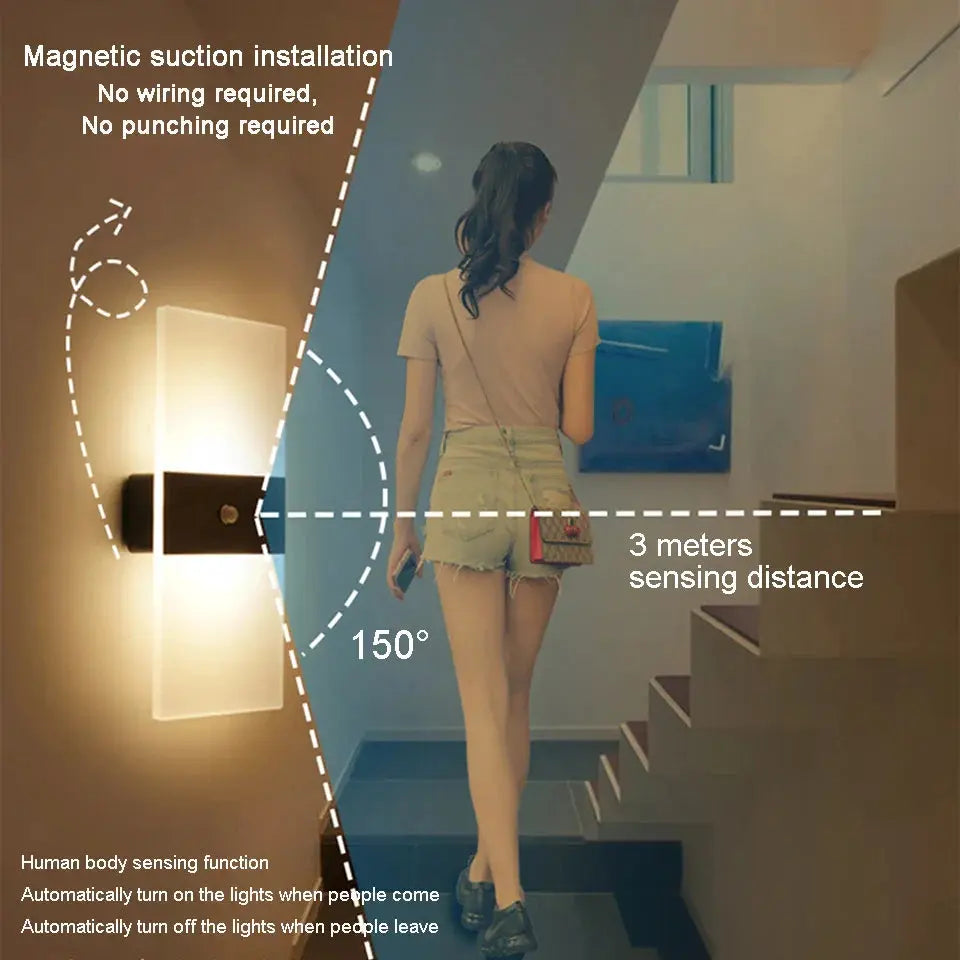 Skorter | Éclatante - Touch Panel Wall Light USB rechargeable