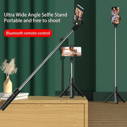 Skorter | Bluetooth Wireless Selfie Stick with Tripod - Extendable Monopod & Remote Shutter