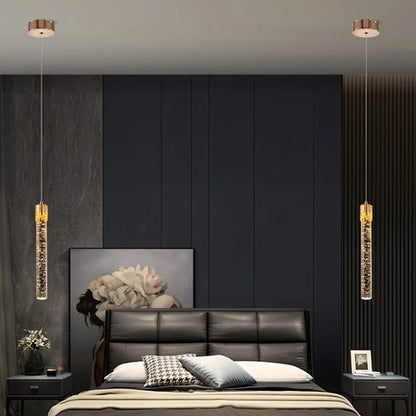 Skorter | Chandelier with crystal pendants