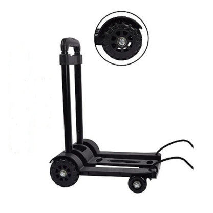 Skorter | Folding Portable Hand Truck with 2 or 4 Wheels Adjustable Pull Rod – CarryFlex
