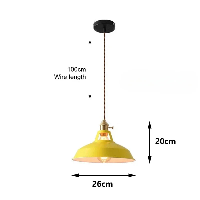 Skorter | Colorful hanging pendant lighting for kitchen restaurant – Adjustable hanging pendant lighting