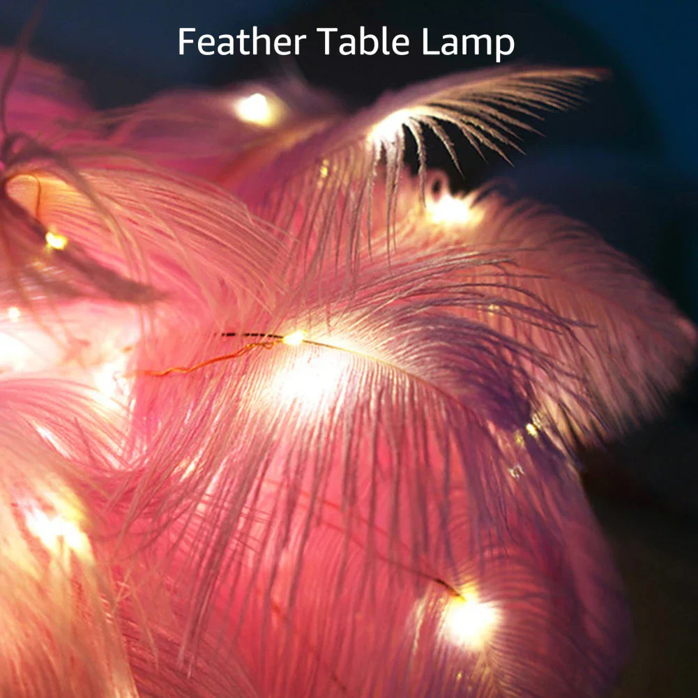 Skorter | LED Spring Table Lamp Night Light USB powered Remote Control Nightstand Lamps
