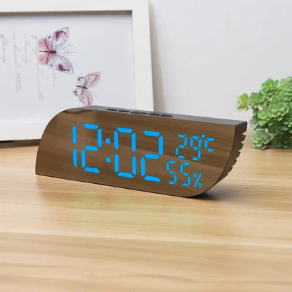 Skorter | LED Digital Alarm Clock with Dual Display & Unlimited Snooze