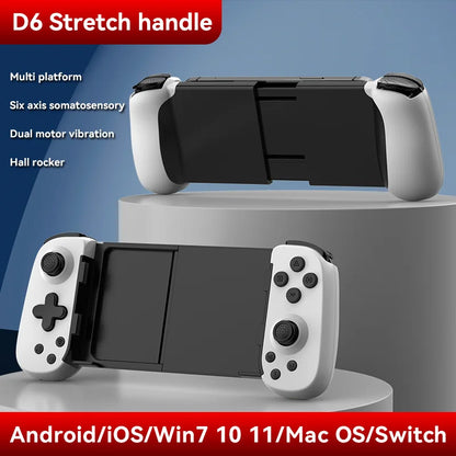 Skorter | BSP D8 RGB Wireless Tablet Controller with Bluetooth Stretching Joystick for Switch Gaming