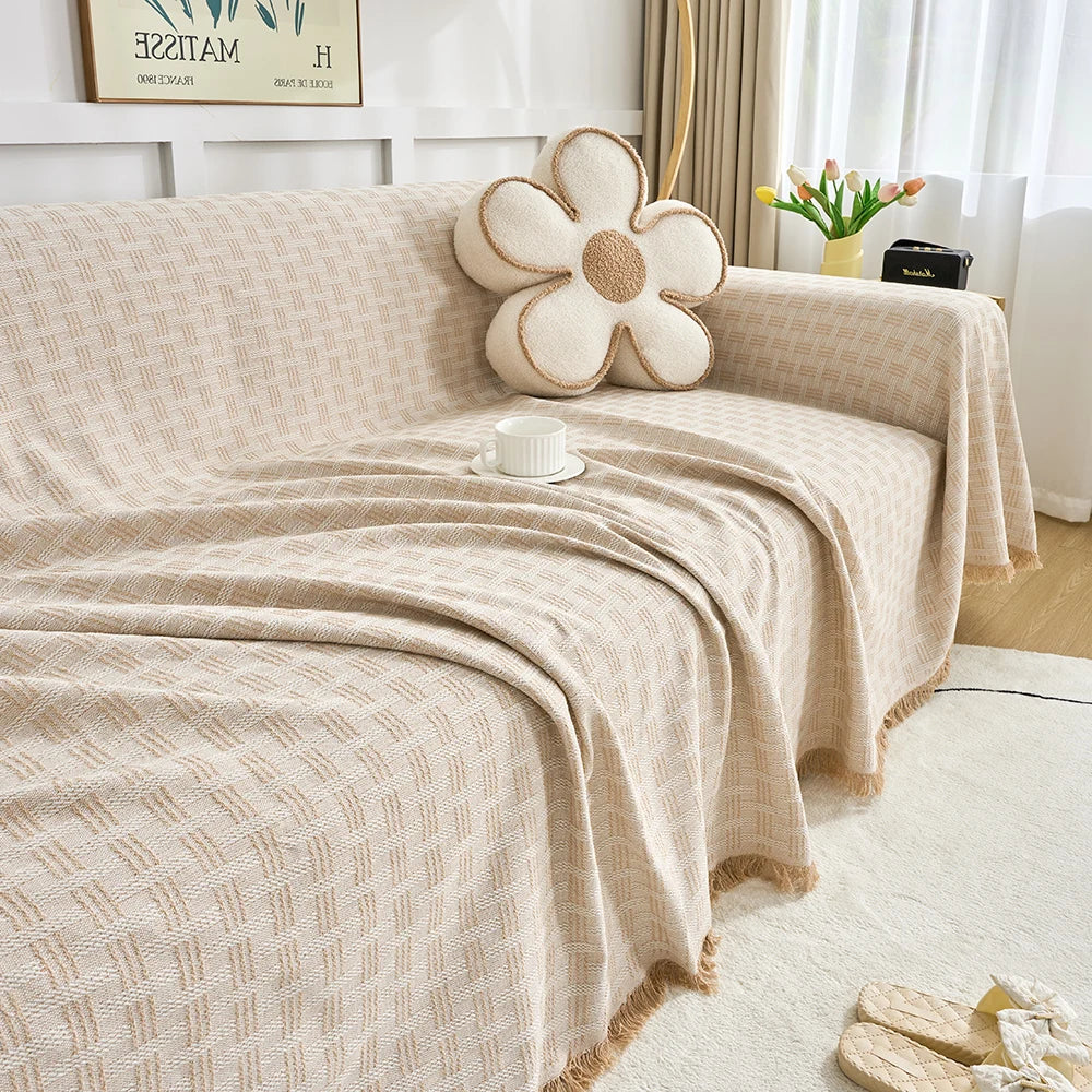 Skorter | DualComfort Reversible Sofa Cover – Stylish, Washable Couch Protector for 3–4 Seater Sofas