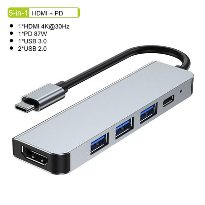 Skorter | Thunderbolt 3 USB-C Hub with HDMI, PD, SD/TF for MacBook Air M1 and iPad Pro
