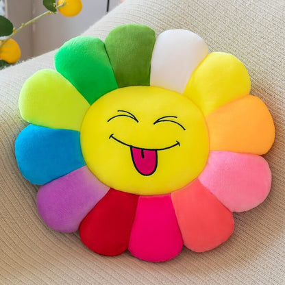 Skorter | Colorful Sunflower Plush Comfort Seat Cushion