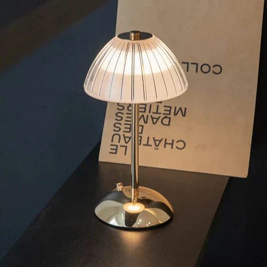 Skorter | LumeLuxe – Dimmable LED Table Lamp with Scandinavian Design & USB