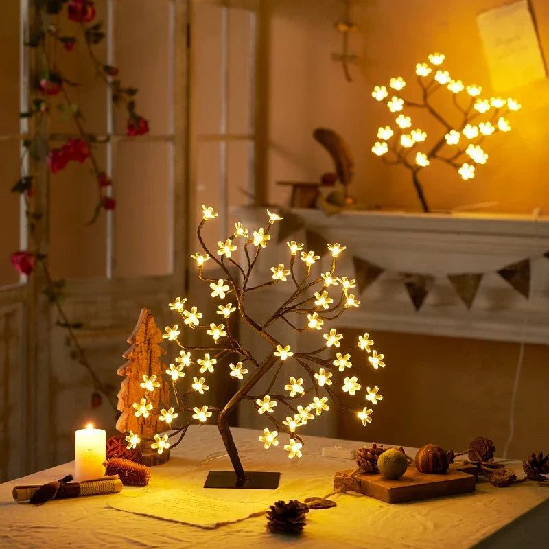 Skorter | GlowBlossom - LED Cherry Blossom Tree Lamp – Ambient Lighting for Living Room and Bedroom
