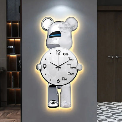 Skorter | ChicBearTime – Decorative Bear Clock for the Living Room